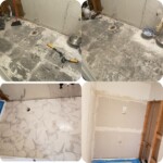 bathroom flooring installation