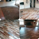 new flooring installation